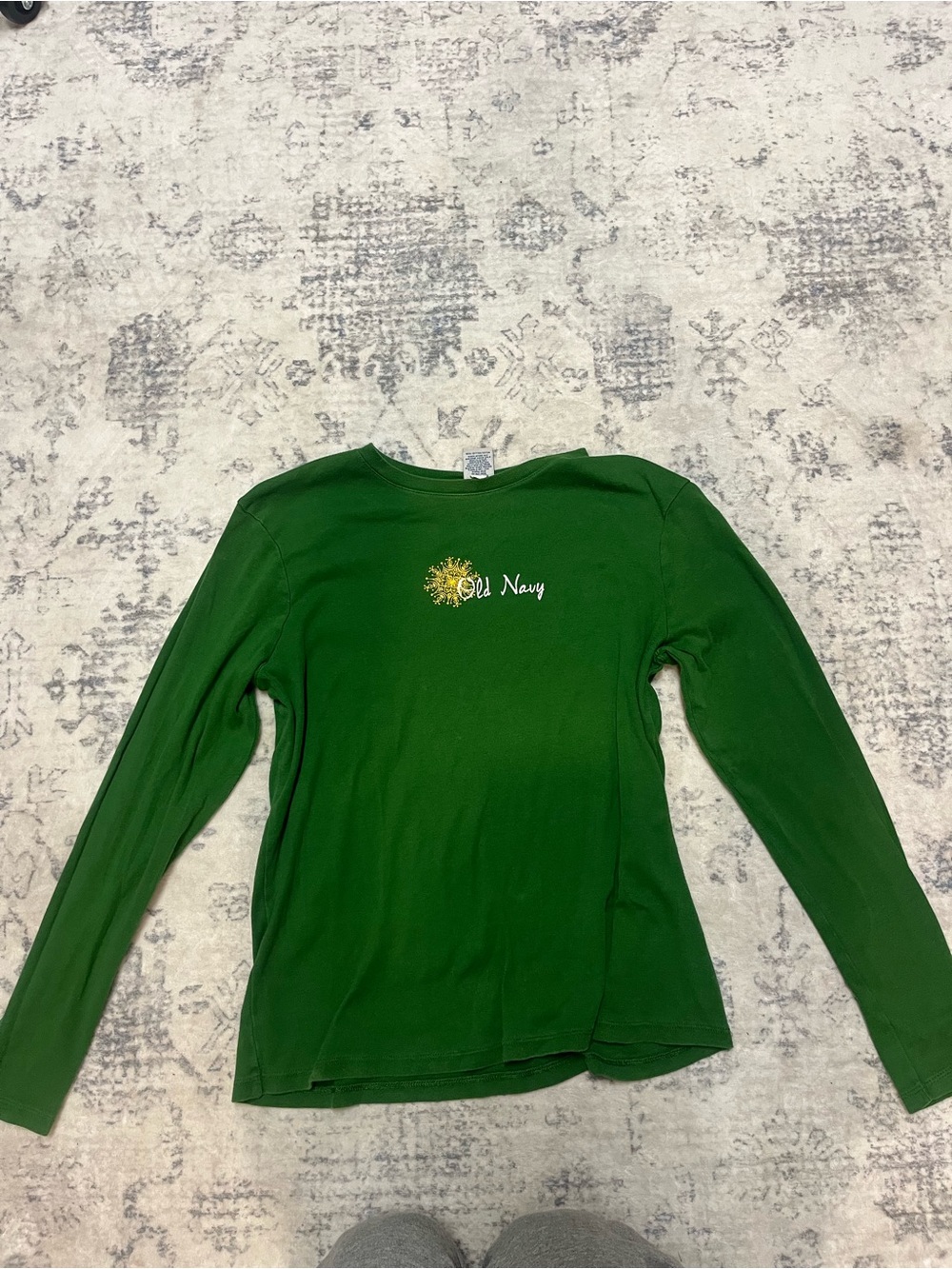 green vintage old navy long sleeve- M
